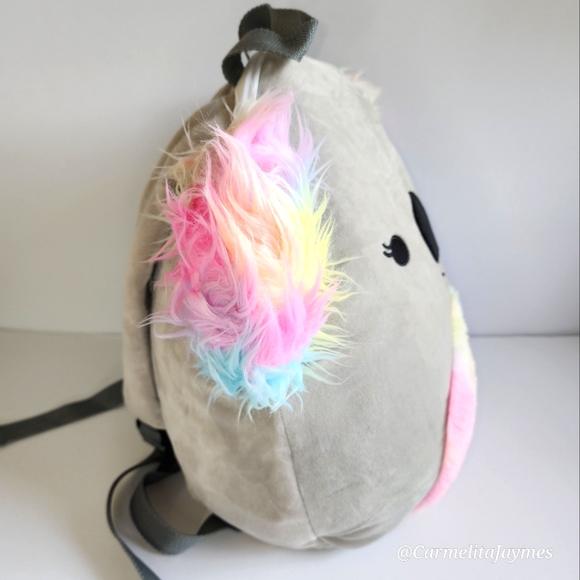 KELINA 🐨🎒Rainbow Fur Koala BACKPACK Original Squishmallow by Kelly Toy ☆》NWT《☆ - Picture 7 of 7